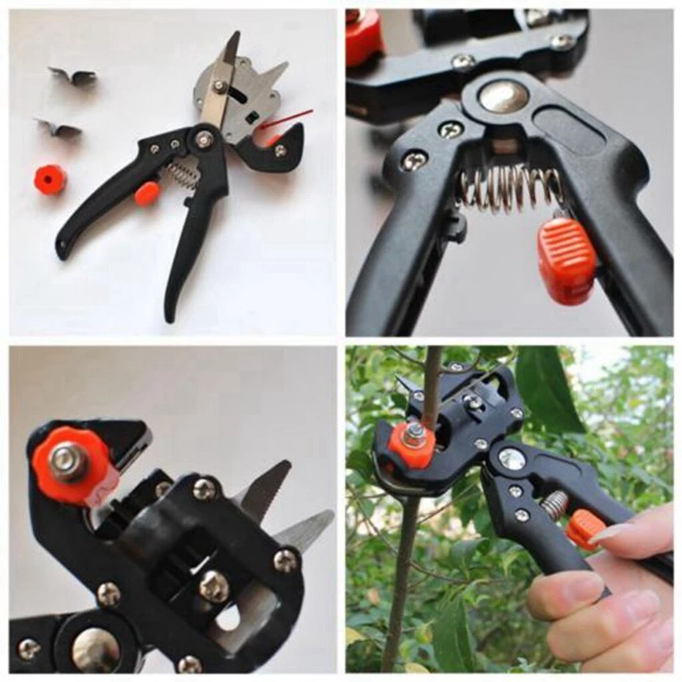 Garden Grafting Cutting Tool Fruit Tree Pruning Shears Scissor Grafting Tape LOT - Image 4 of 4