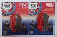 EBC Carbon Tt Vordere BremsbeläGe FüR Honda XRV750 Africa Twin (1994 Zu 2003)