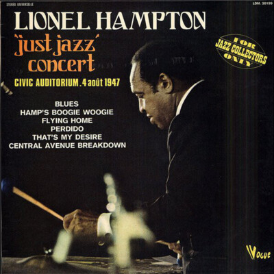 Lionel Hampton Just Jazz Concert NEAR MINT Disques Vogue Vinyl LP