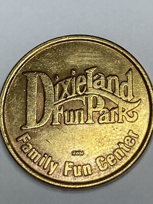 Dixieland Fun Park Fayetteville Georgia Arcade Game Token Obsolete