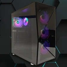 Custom ARGB Gaming Desktop PC i7 up to 64GB RAM 1TB SSD NO GPU Windows 11