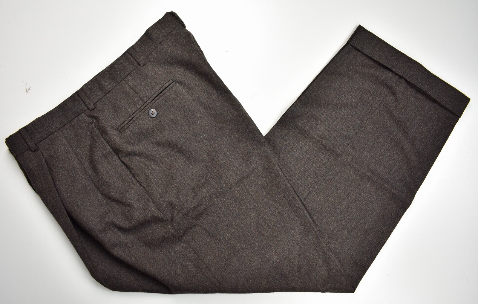 Berle Wool Blend Self Sizing Dress Pants - Short M
