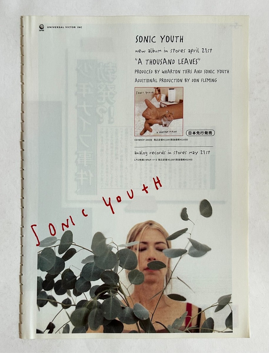 ラスト一冊‼️ Sonic Youth アート本 ラスト一冊‼️ Sonic Youth アート本