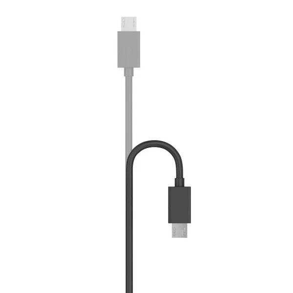 Just Wireless 4ft TPU Micro USB to USB-A Cable - Black  NIB - Image 2 of 2