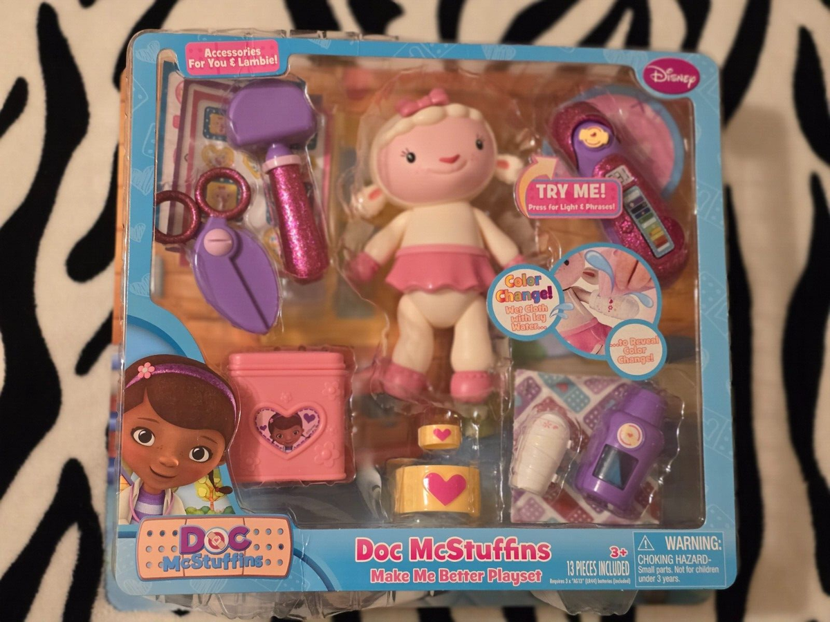 2013 Disney Doc McStuffins Make Me Better Playset Lambie