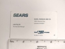 Sears Roebuck & Co. Kids Clothes Footwear Card Vintage 1980s Advertising