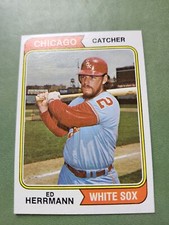 1974 Topps Baseball Ed Herrmann #438 NM-MT
