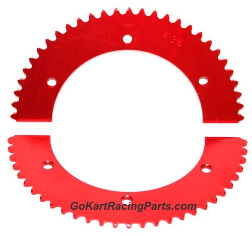 #35 Chain Sprocket Go Kart Racing 55-59 Tooth Mini Bike Gear Hub Split Sprockets - Picture 2 of 2