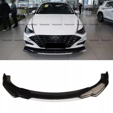 for Hyundai Sonata Universal Front Bumper Lip Spoiler Splitter Gloss Black White