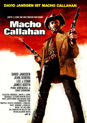 Macho Callahan ORIGINAL A1 Kinoplakat David Jansen / Jean Seberg / ART: PELTZER