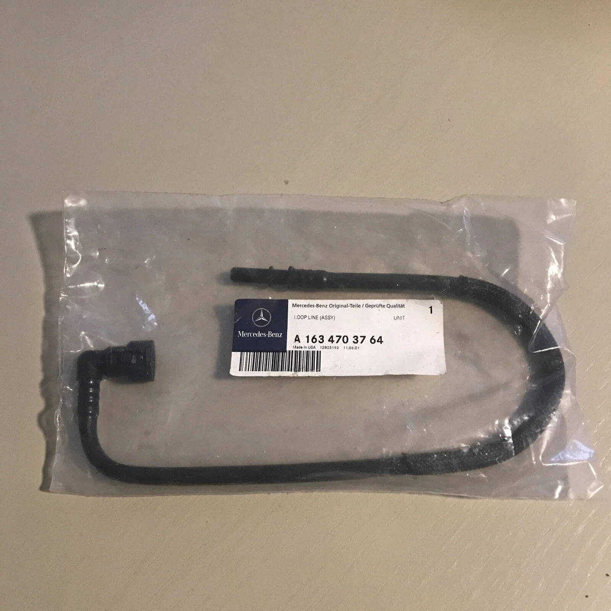 OEM MERCEDES-BENZ M-CLASS W163 FUEL TANK FEED LINE A1634703764 NEW 