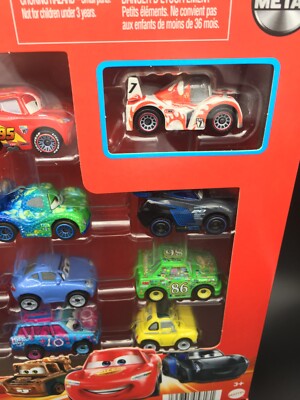 Disney Pixar Cars Mini Racers 15 Pack Carbon Shu Todoroki Metal