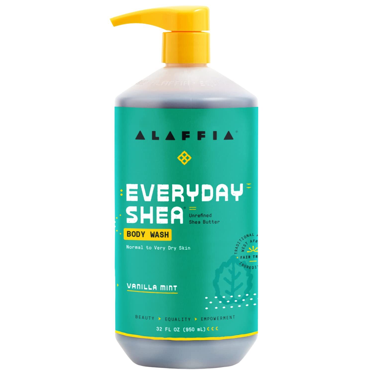 Средство для мытья тела Alaffia Everyday Shea с ванилью и мятой по 1 штуке на 32 унции 4990₽