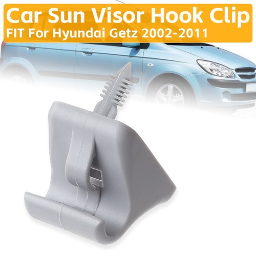 2X Grey Sun Visor Clip Left+Right Side For Hyundai Getz 2002-2011 852351C300QS - Picture 12 of 12