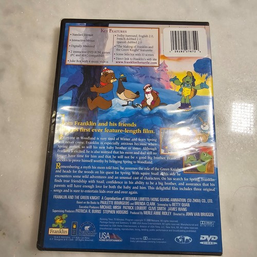 Franklin and the Green Knight: The Movie (DVD, 2002) New - Picture 4 of 7