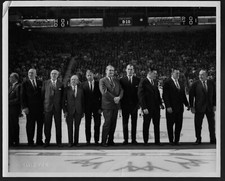 1968 Montreal Forum Canadiens HOF Legends Original David Bier PHoto Bill Durnan 