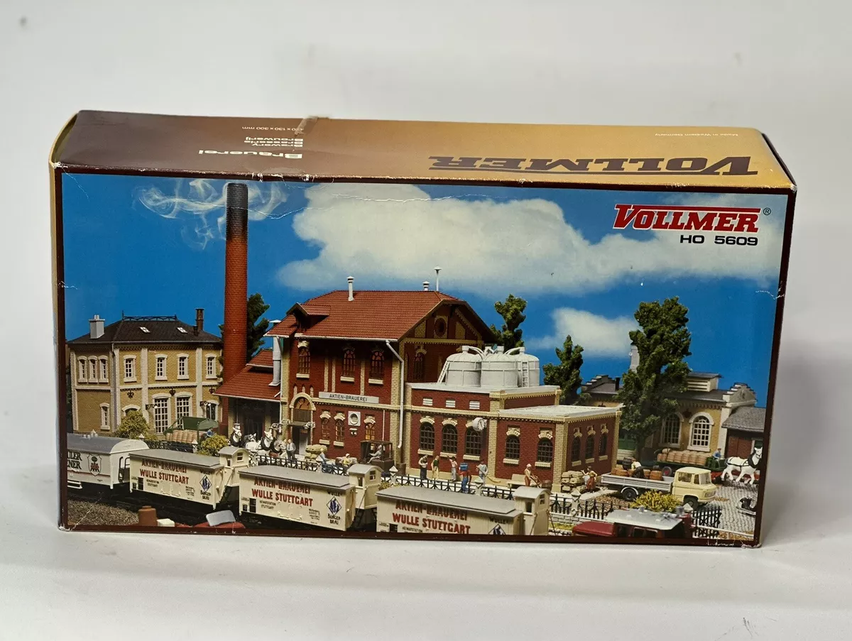 Vollmer 5609 HO Scale Train Building Brewery Brauerei Germany