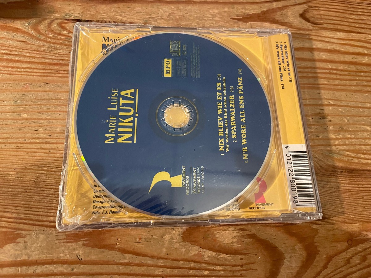 CD Schlager Marie Luise Nikuta - Nix bliev wie et es (3 Song