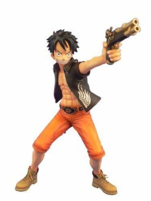 Plex Door Painting Collection Figur Monky D Luffy The Three Musketeers Ver.