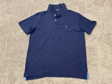 IZOD Polo Shirt Men's Large Advantage Performance Stretch Blue Golf