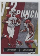 2018 Absolute One Two Punch Spectrum Gold Larry Fitzgerald David Johnson HOF 5n0