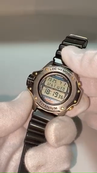 希少美品 カシオ潜水王 ログメモリー DEP-700 ダイバーズ デジタル腕時計 カシオ CASIO 腕時計 ログメモリーチタニウム ダイバーズ