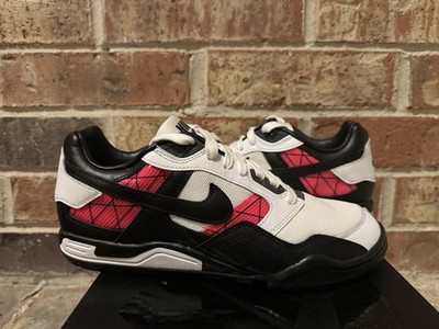 New 7 Nike Air Bo Turf Jackson Trainer Black White Solar Red