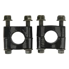 Motorcycle Handlebar Risers 2 PCS Universal 22mm 7/8 inch Clamp Black