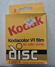 Kodak Disc Kodacolor VR Film 2 Discs NOS