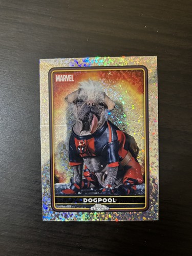 Dogpool 2025 Topps Chrome Marvel Deadpool & Wolverine Mini Diamond Refractor #28