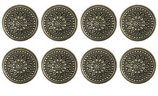 12 Pack-Retro Bronze Cabinet Knobs Vintage Antique Dresser Drawer Knobs Hardware