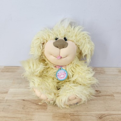 Cabbage Patch Kids 2005 Xavier Roberts White Shaggy Puppy Dog Plush 11''