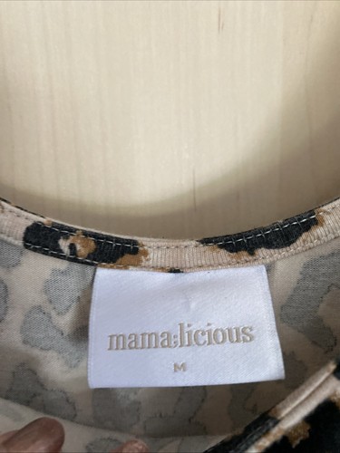 A Lovely Animal Print Maternity Dress Size Med 12-14 By Mama:Lucius - Picture 4 of 5