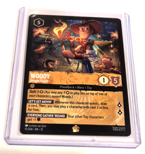 Disney Lorcana Woody Jungle Guide Enchanted Foil Card 15/204 EN12 Near Mint