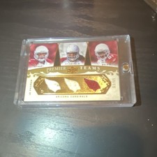 Upper Deck 2008 UD Premier Premier Teams Leinart Fitzgerald Boldin PT-BFL /65