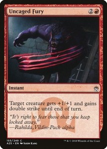 Uncaged Fury 155 Masters 25 Common MTG