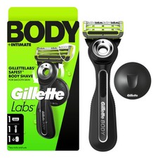 Labs Body+Intimate Razor For Men, Handle +1 B...
