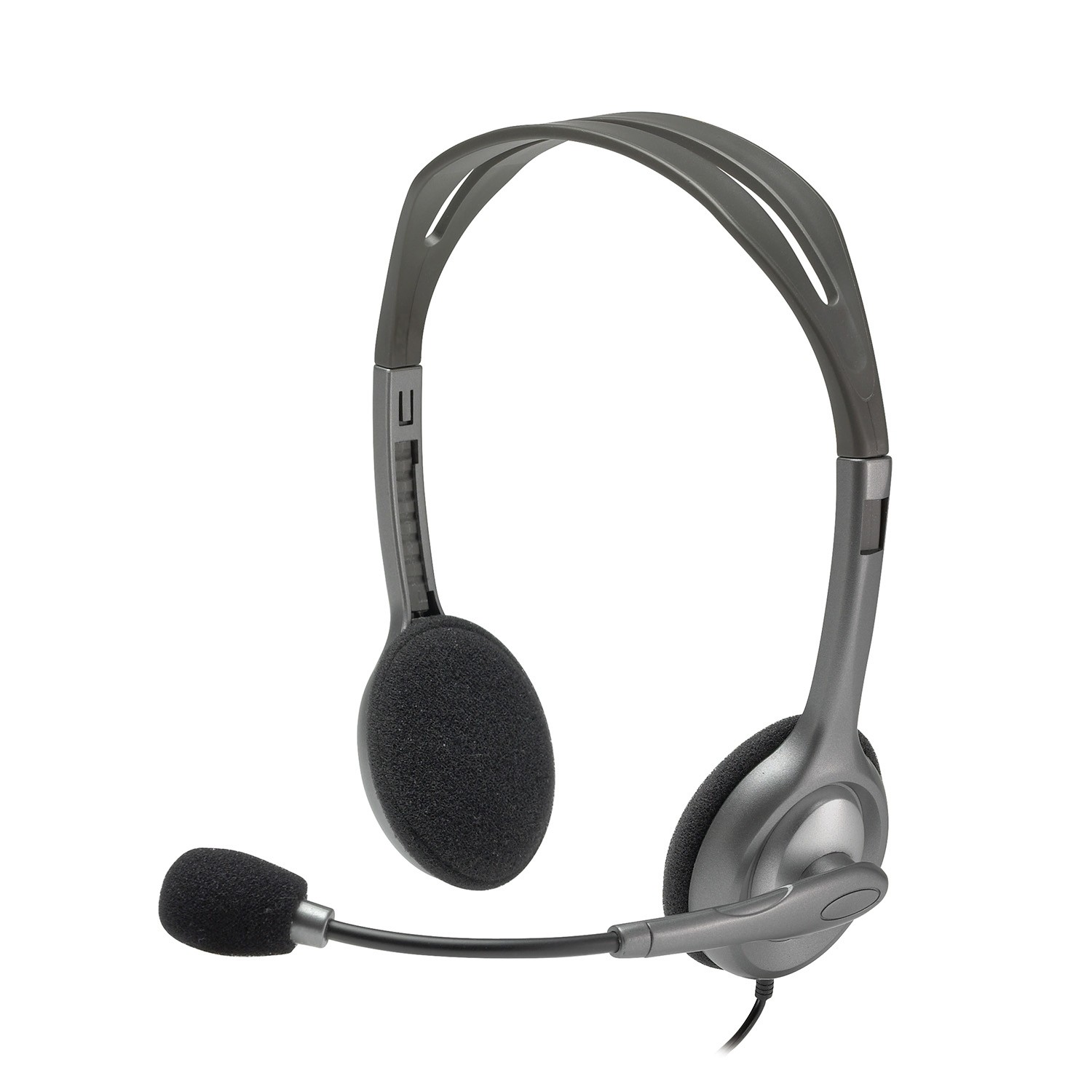 Cuffia con microfono logitech h110 jack 3,5""