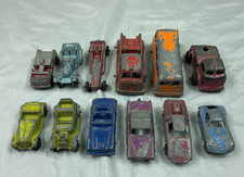 Vintage Tootsietoy Tootsie Diecast Vehicles Cars Bus Firetruck Truck LOT of 12