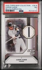 Aaron Judge 2025 Topps Mlb Mvp Collection Relic-Purple Foil /75 PSA 7