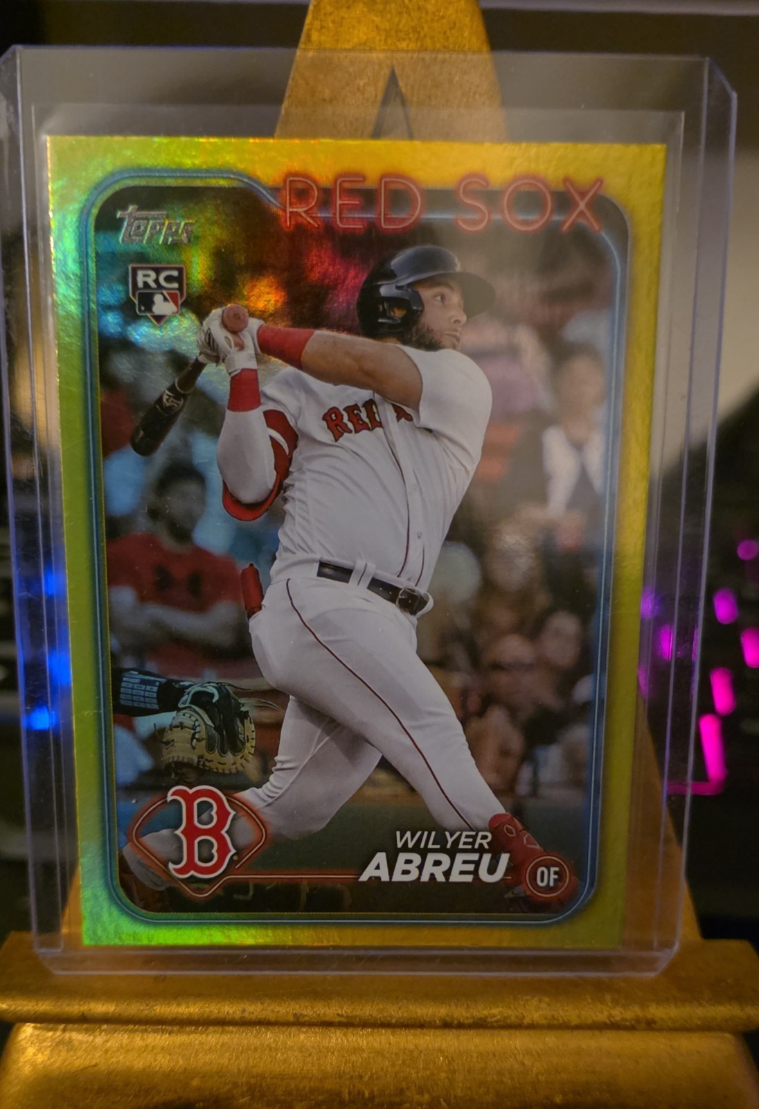 2024 Topps Series 2 - Wilyer Abreu #672 Gold Foil (RC)