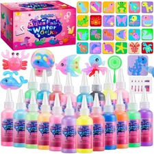 Water Elf Kit, 20 Bottles 24 Molds 70ML Aqua Fairy Water Kit with Sparkling G...