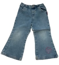 Vintage Y2K Strawberry Shortcake Berry Wear Embroidered Jeans Size 2T Kids