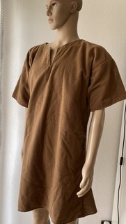 braune Tunika aus Wolle Größe M L LARP Mittelalter
