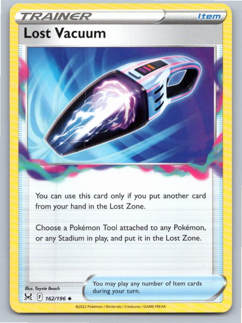 2022 POKEMON LOST VACUUM LOST ORIGIN 162/196 UC NM A70979 FREE S&H