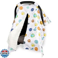 ManFaiSky Car Seat Cover Baby, Soft Carseat Covers Baby Boys, Multi-Use Nursi