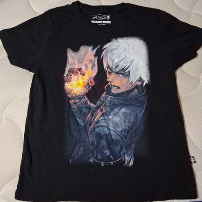 Vintage King of Fighters K' Graphic Tee - Black - Size S