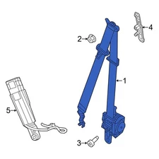 For Dodge Durango 19-24 Dodge Front Right Seat Belt Lap & Shoulder Belt