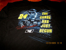 NWOT Vintage 2009 Jeff Gordon NASCAR T-Shirt 4 XL DuPont Hendrick Racing CHASE
