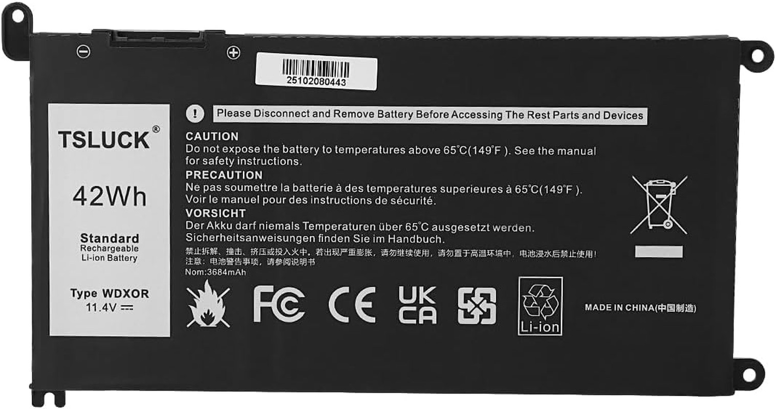 Ricambio Batteria WDX0R Dell Latitude 3190 3390 e Vostro 14 5468